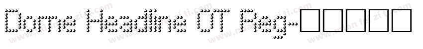 Dome Headline OT Reg字体转换